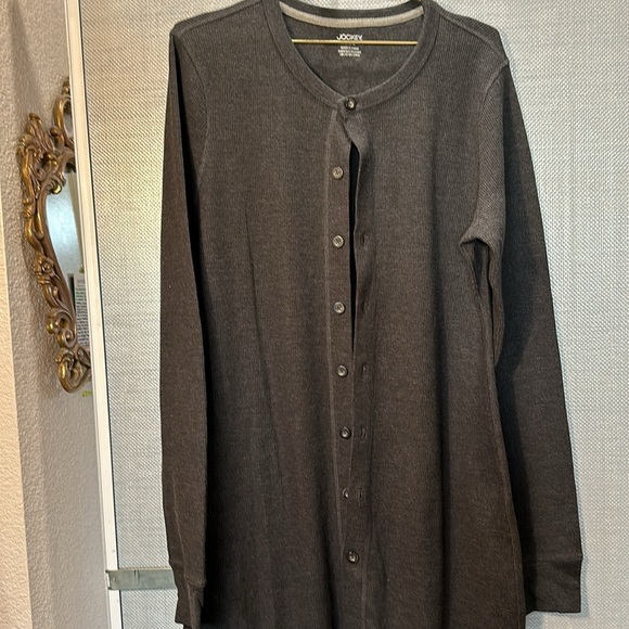 NWOT Jockey Grey Union Suit Size L - Picture 2 of 7